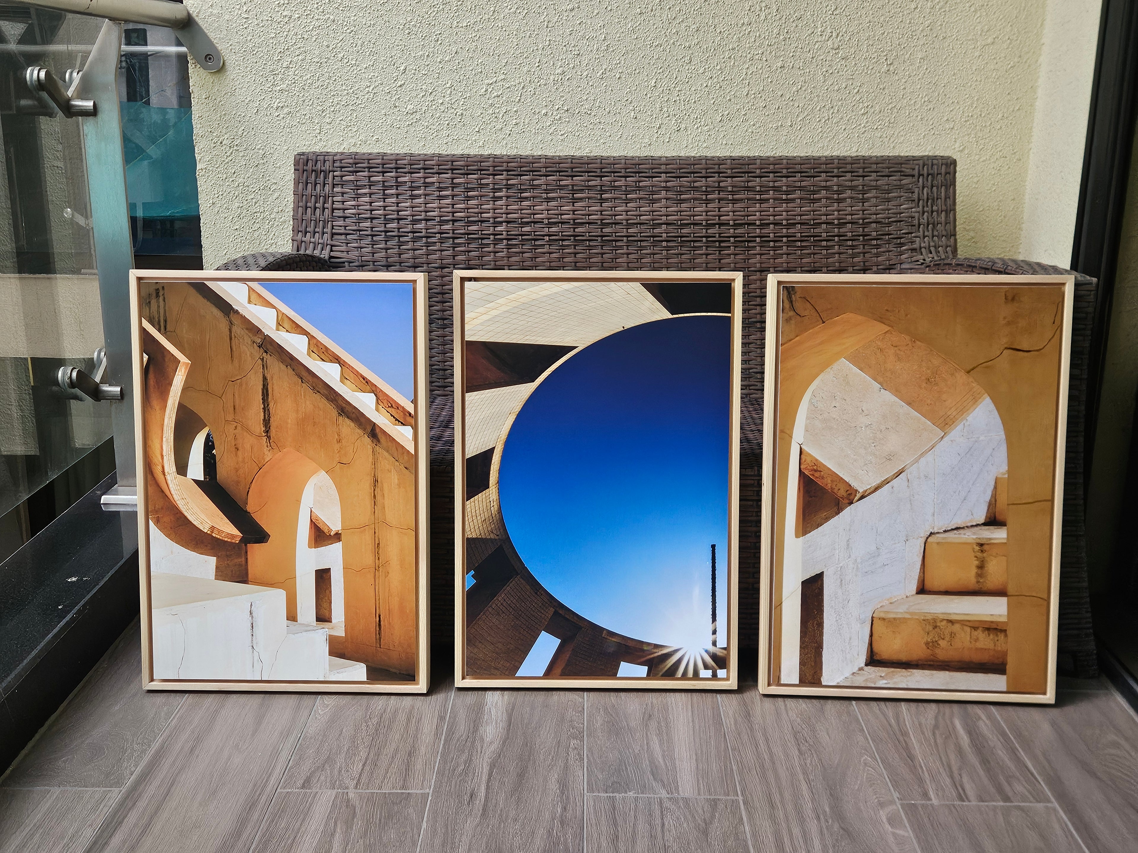 Jantar Mantar, Jaipur — The Observatory Triptych (Set of 3)