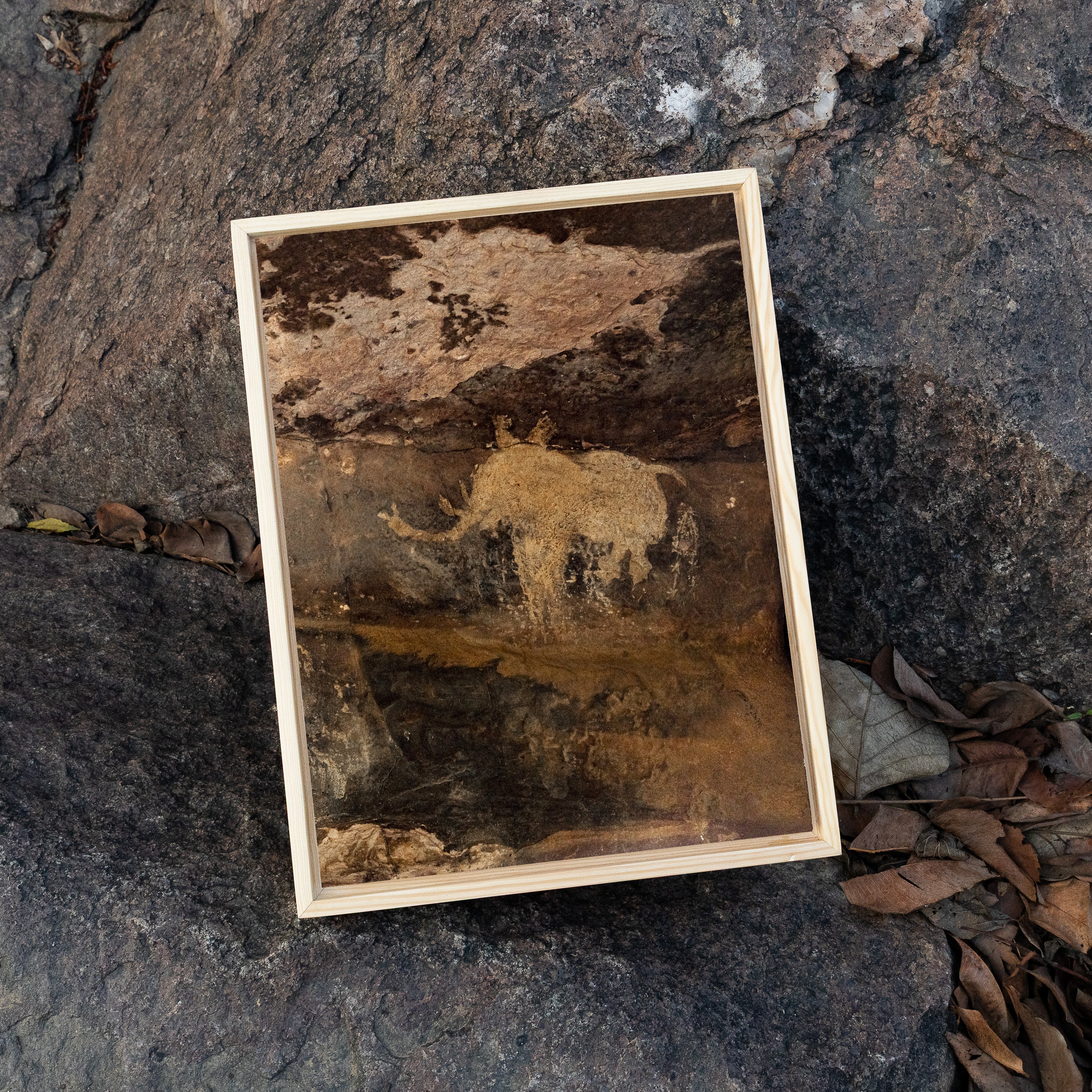 Bhimbetka Rock Shelters — Cave Paintings Fine Art Photography | Set of 6