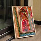 Amer Fort Frescoes — Carved & Painted Splendour Fine Art Print