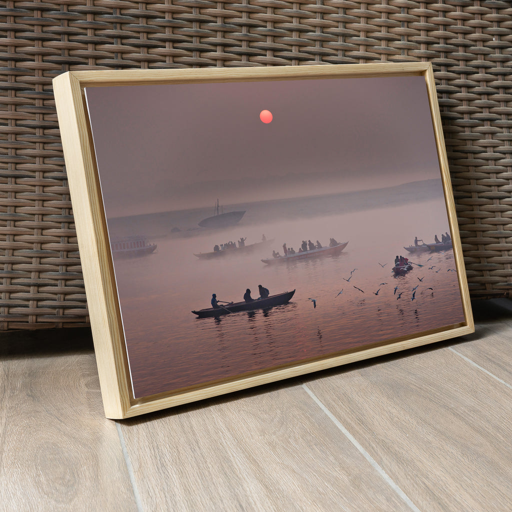 Ganga Ghats — Winter Sunrise & Fog