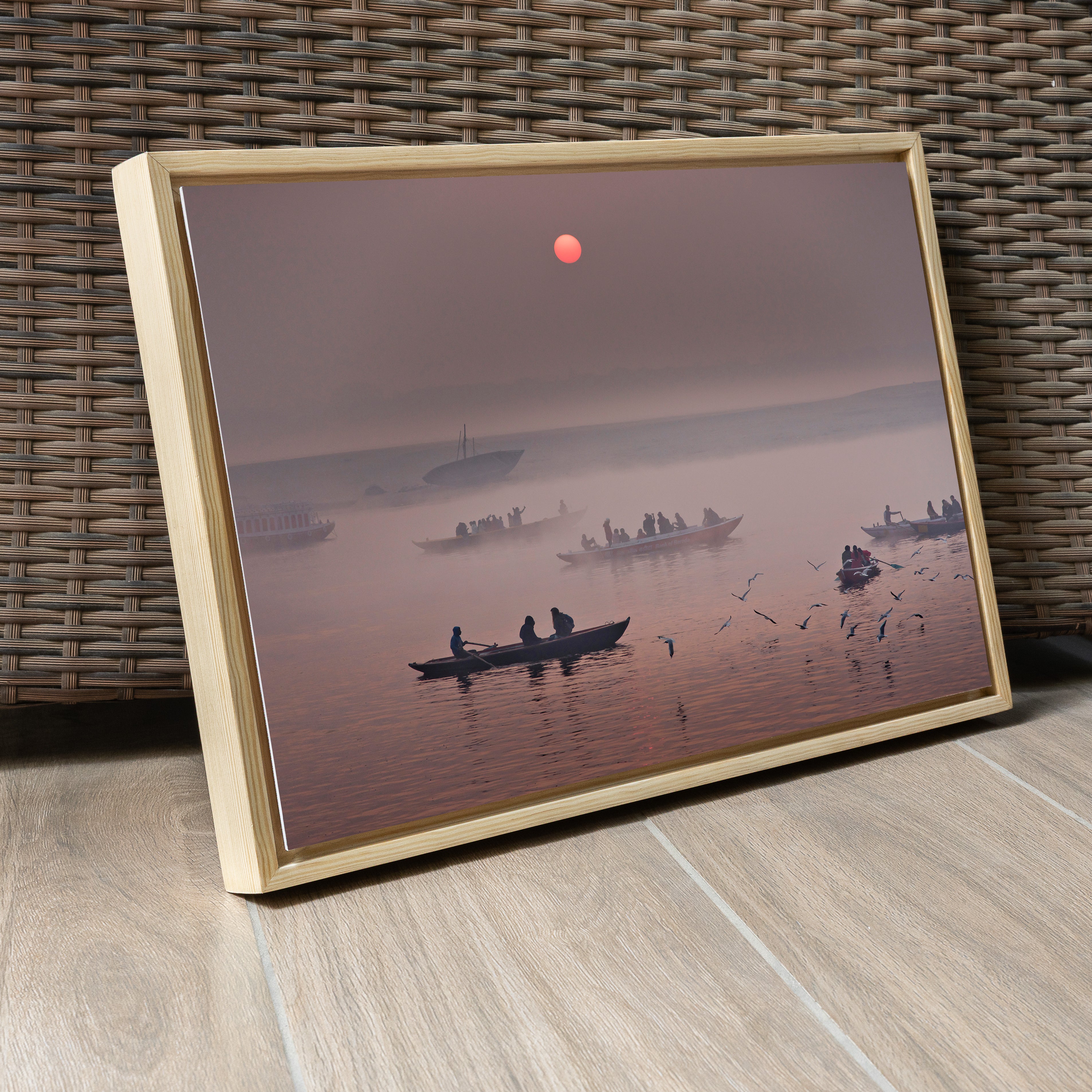 Ganga Ghats — Winter Sunrise & Fog