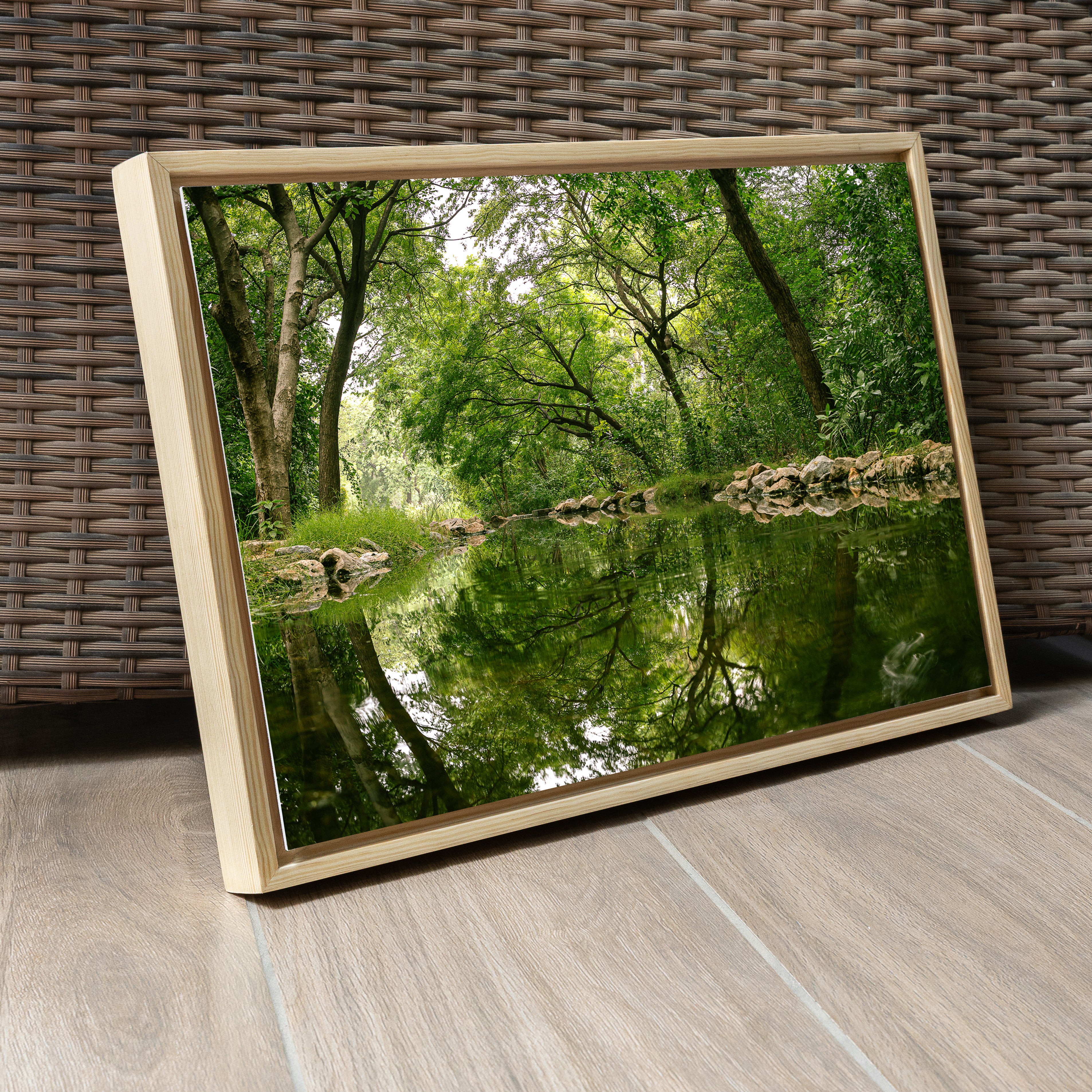 Sunder Nursery — Lake Reflections & Green Symmetry