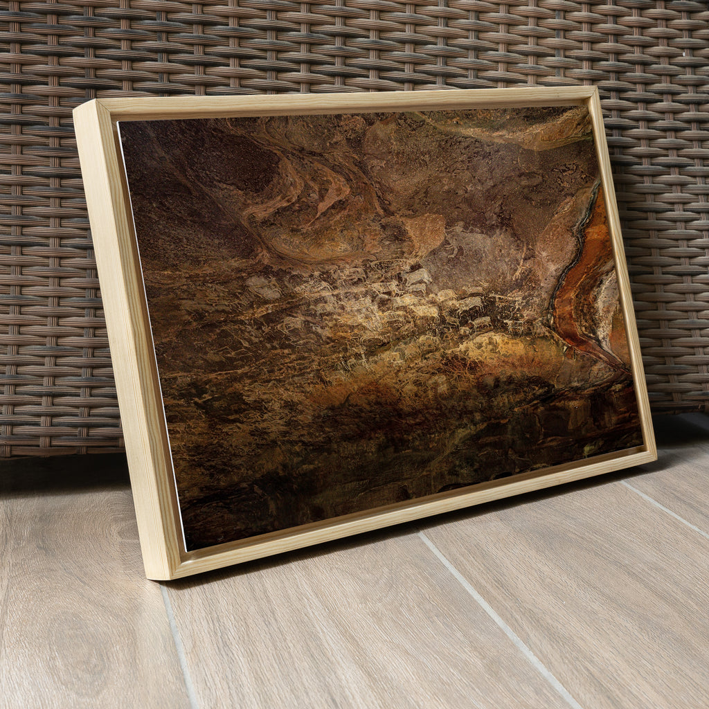 Bhimbetka Cave Paintings — The First Art of India Fine Art Print