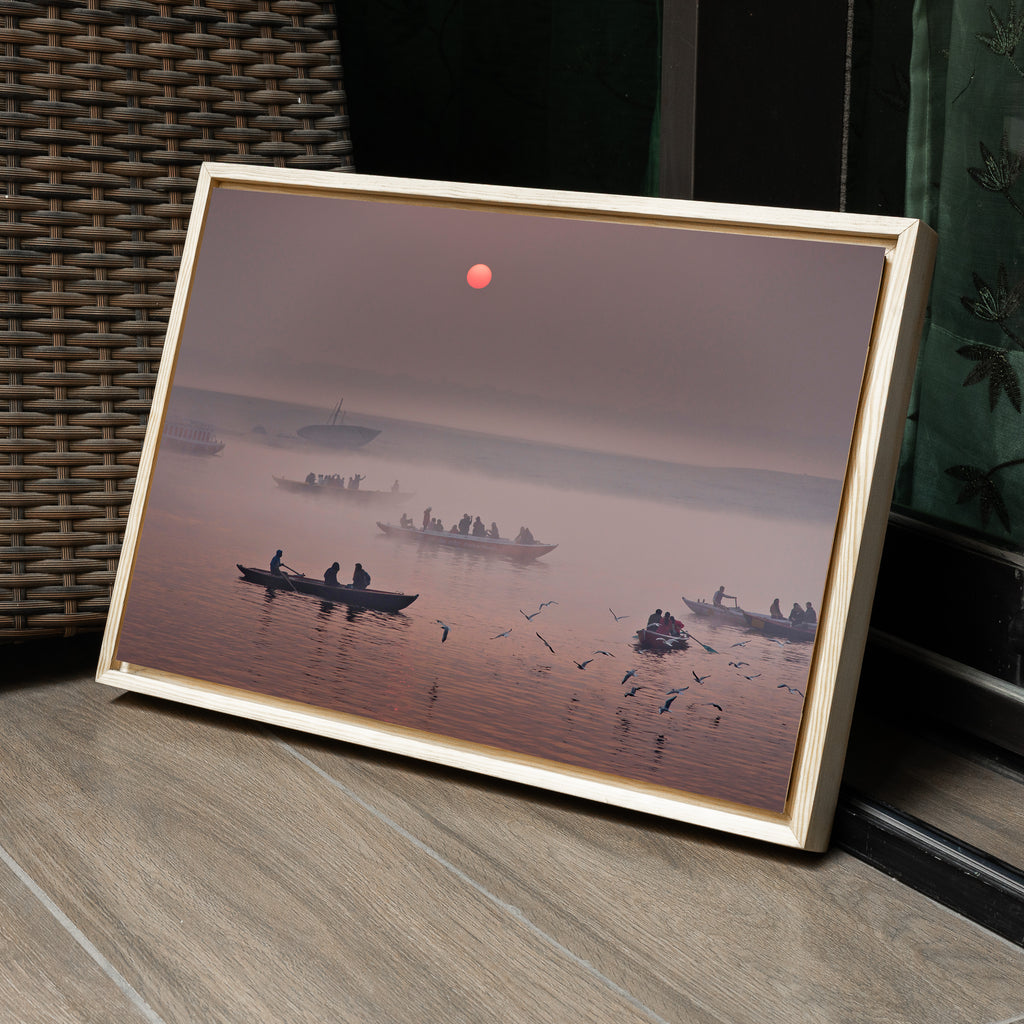 Ganga Ghats — Winter Sunrise & Fog