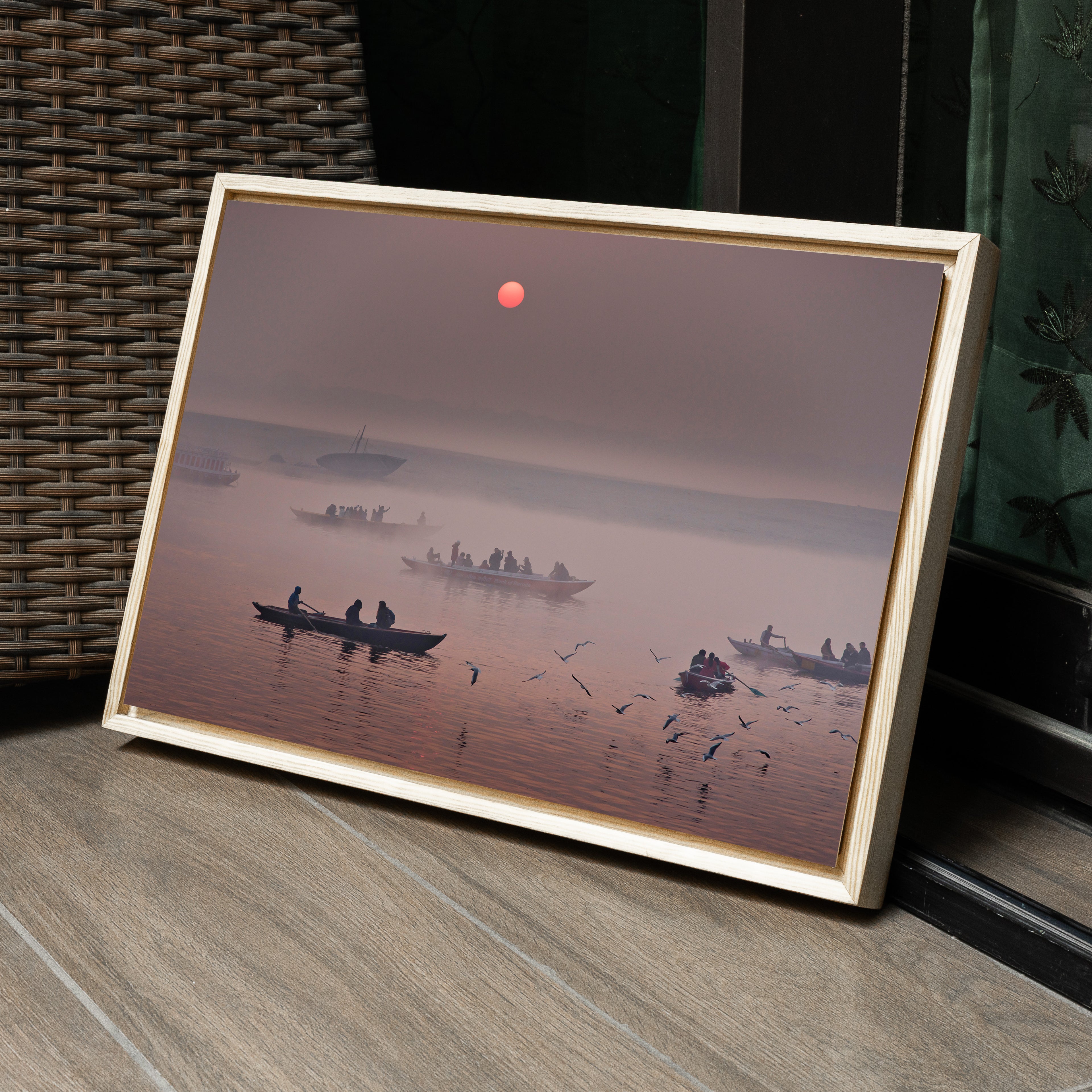 Ganga Ghats — Winter Sunrise & Fog