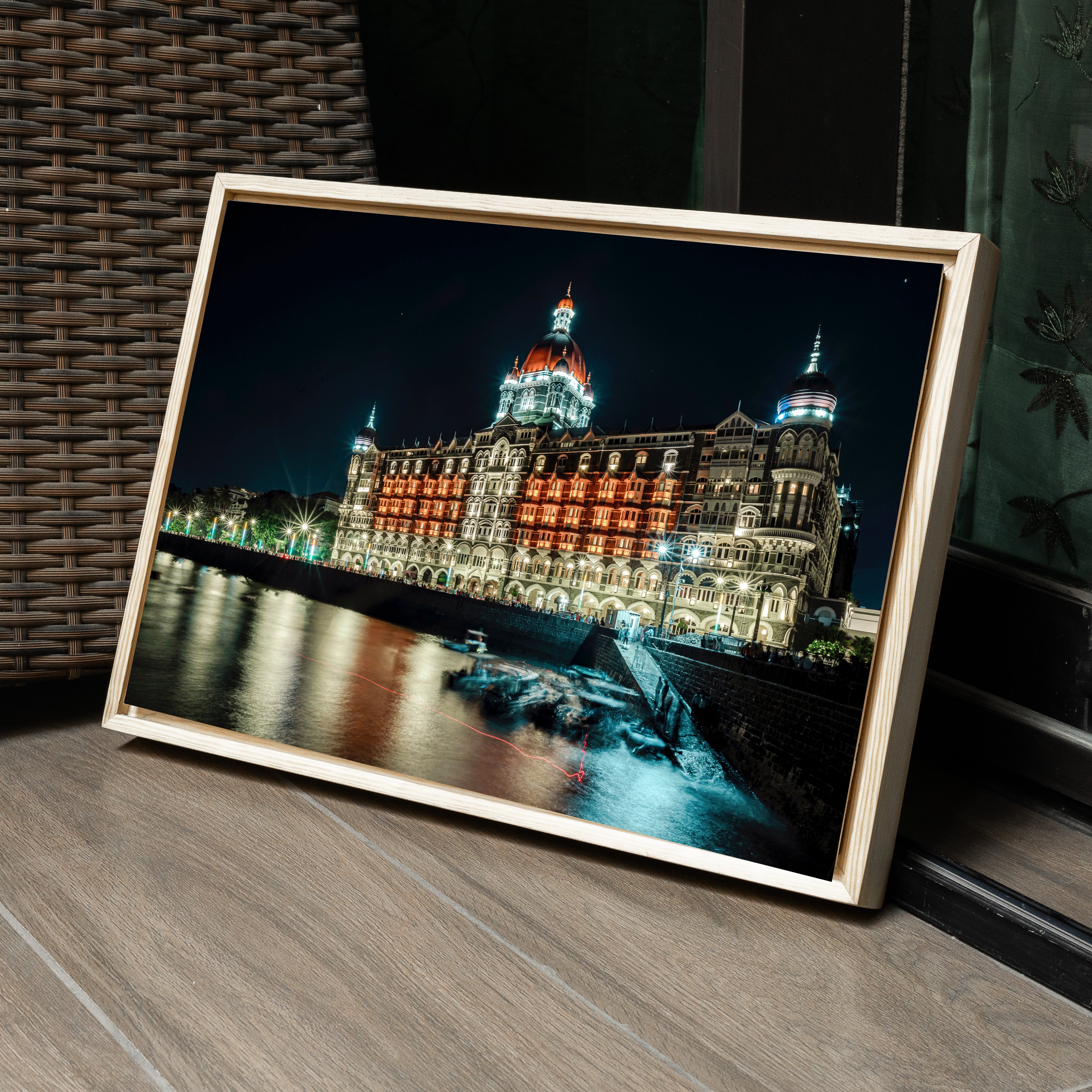 Taj Mahal Palace Mumbai — Seafront Long Exposure Night