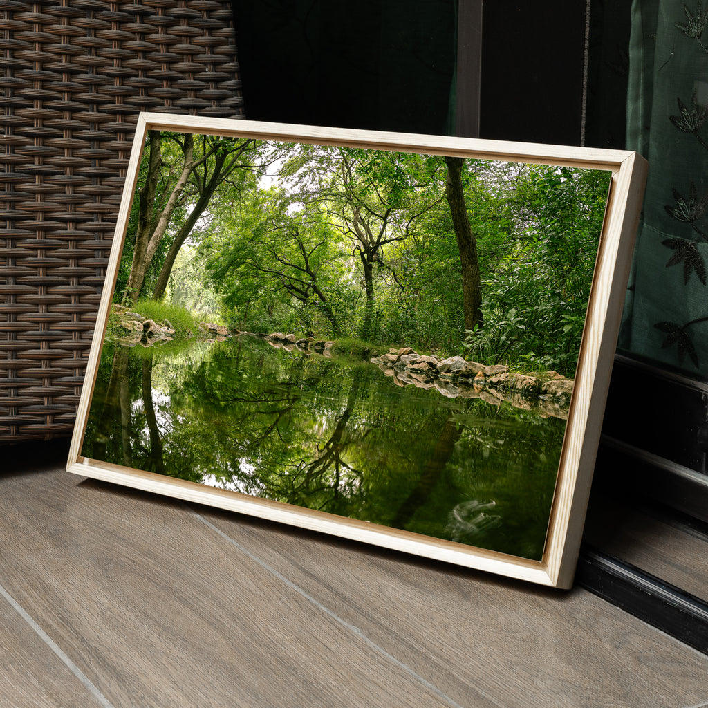 Sunder Nursery — Lake Reflections & Green Symmetry