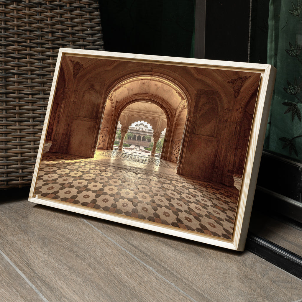 Deeg Palace, Bharatpur — Arches & Patterned Floors Fine Art Print
