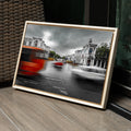 Connaught Place Monsoon — Long Exposure Traffic in the Rain Fine Art Print