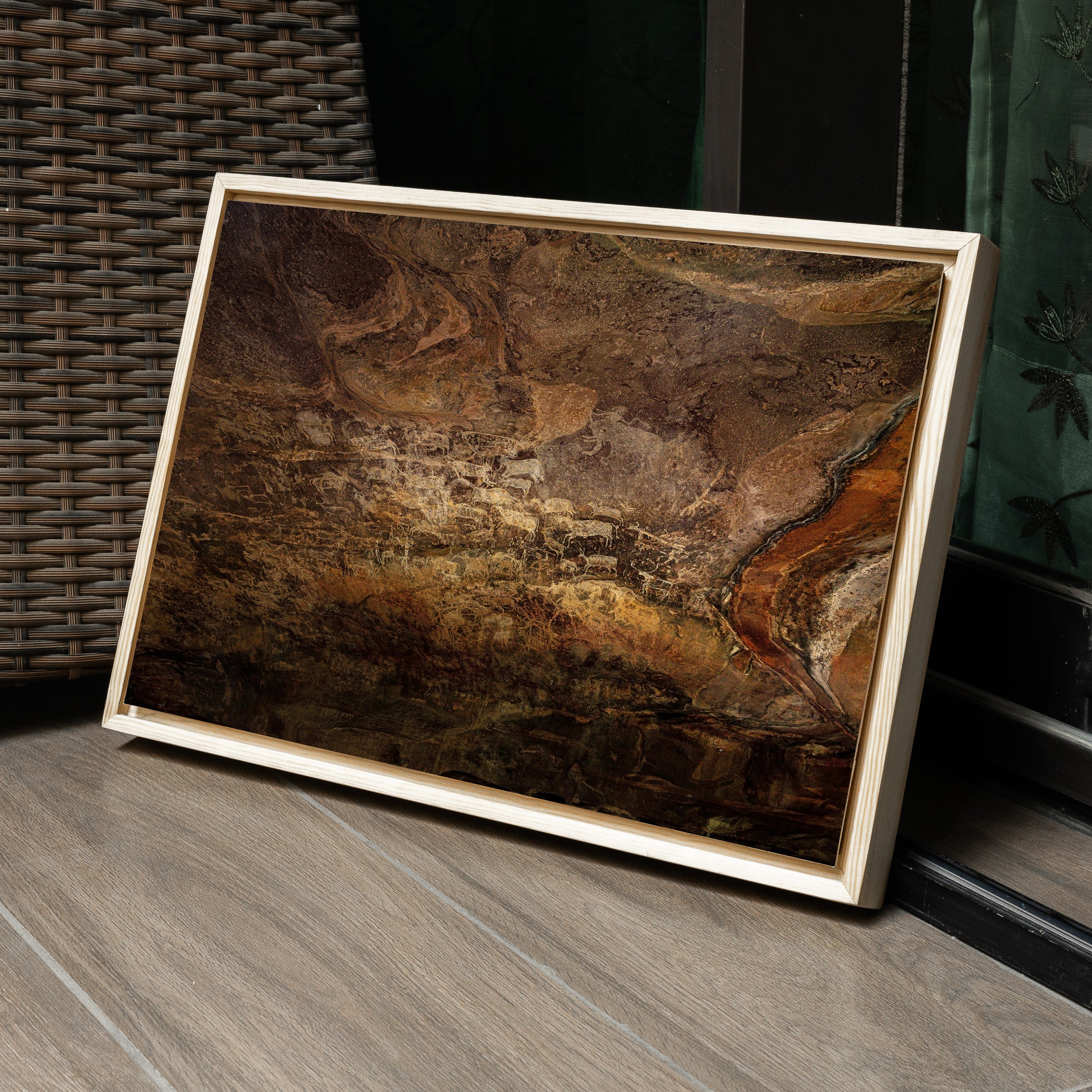 Bhimbetka Cave Paintings — The First Art of India Fine Art Print