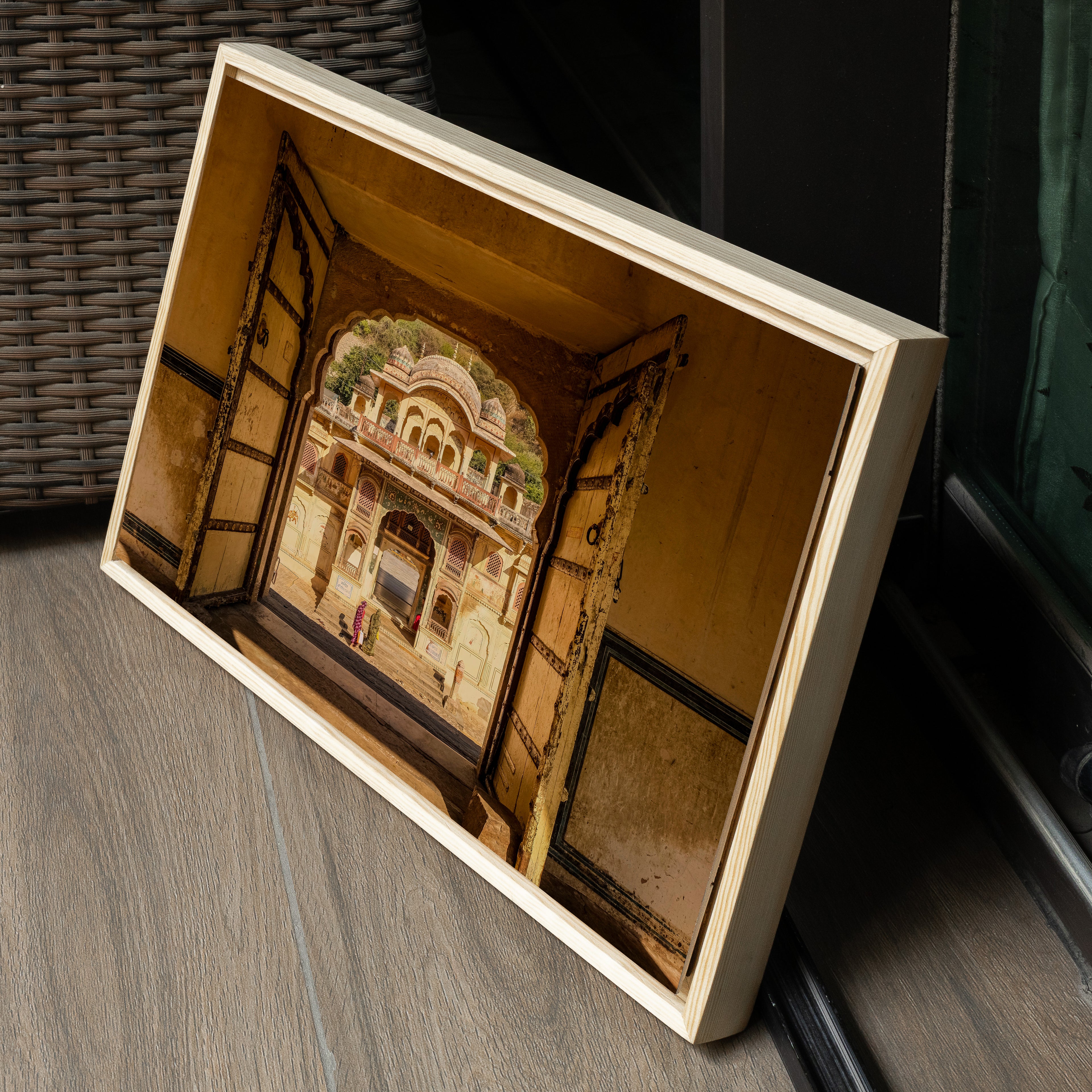 Galtaji Temple — Morning Light, Frame Within Frame Fine Art Print