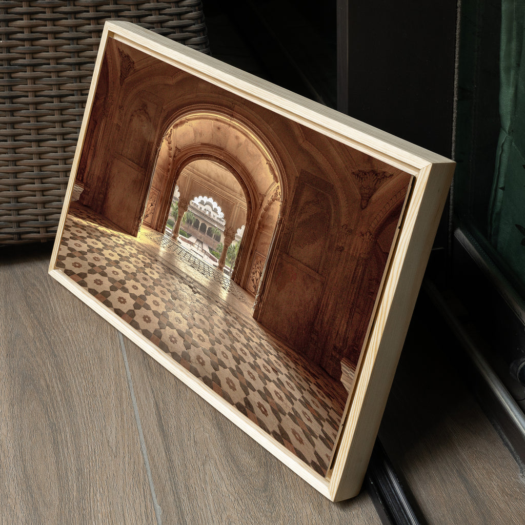 Deeg Palace, Bharatpur — Arches & Patterned Floors Fine Art Print