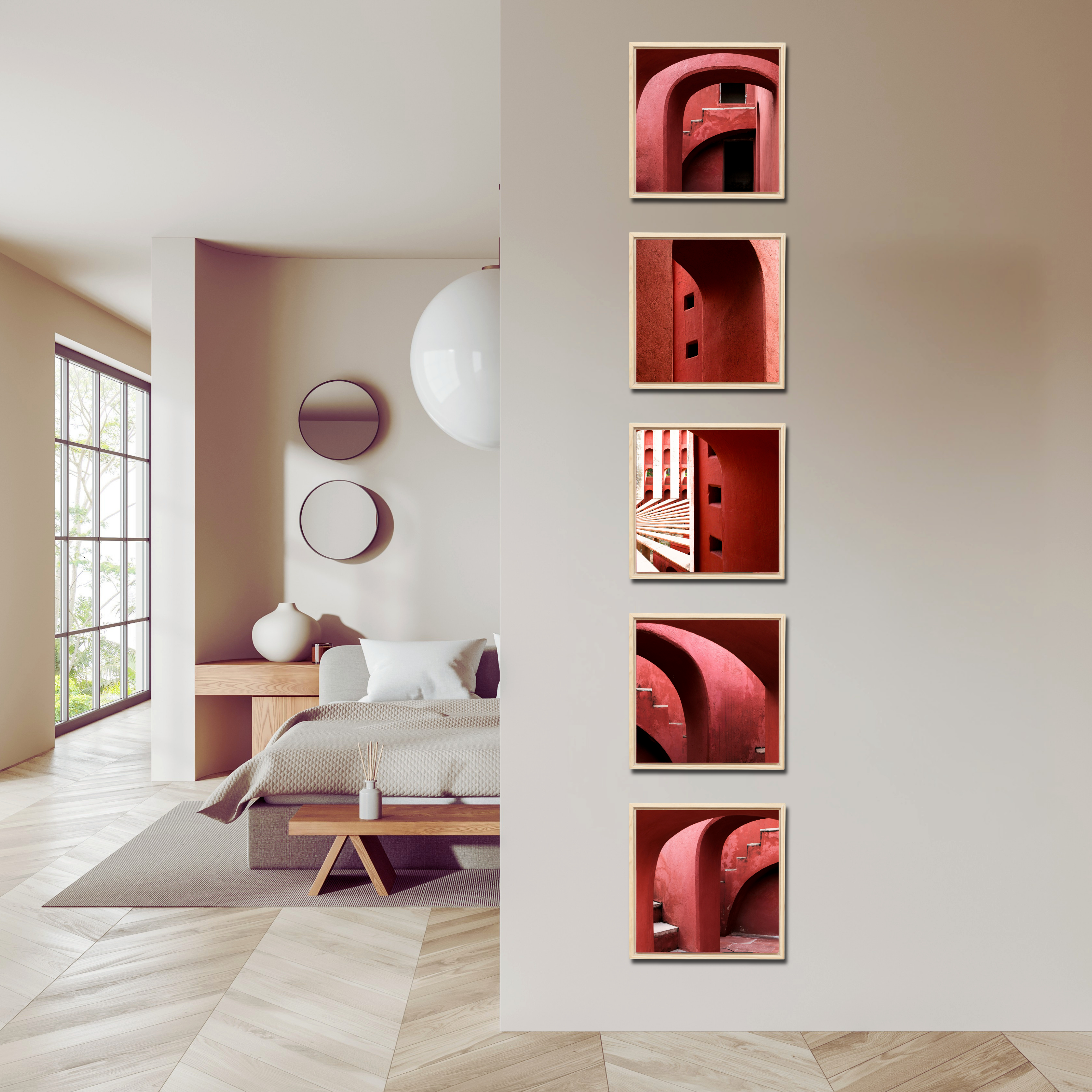 Jantar Mantar Delhi – Architectural Series | Set of 5 Prints