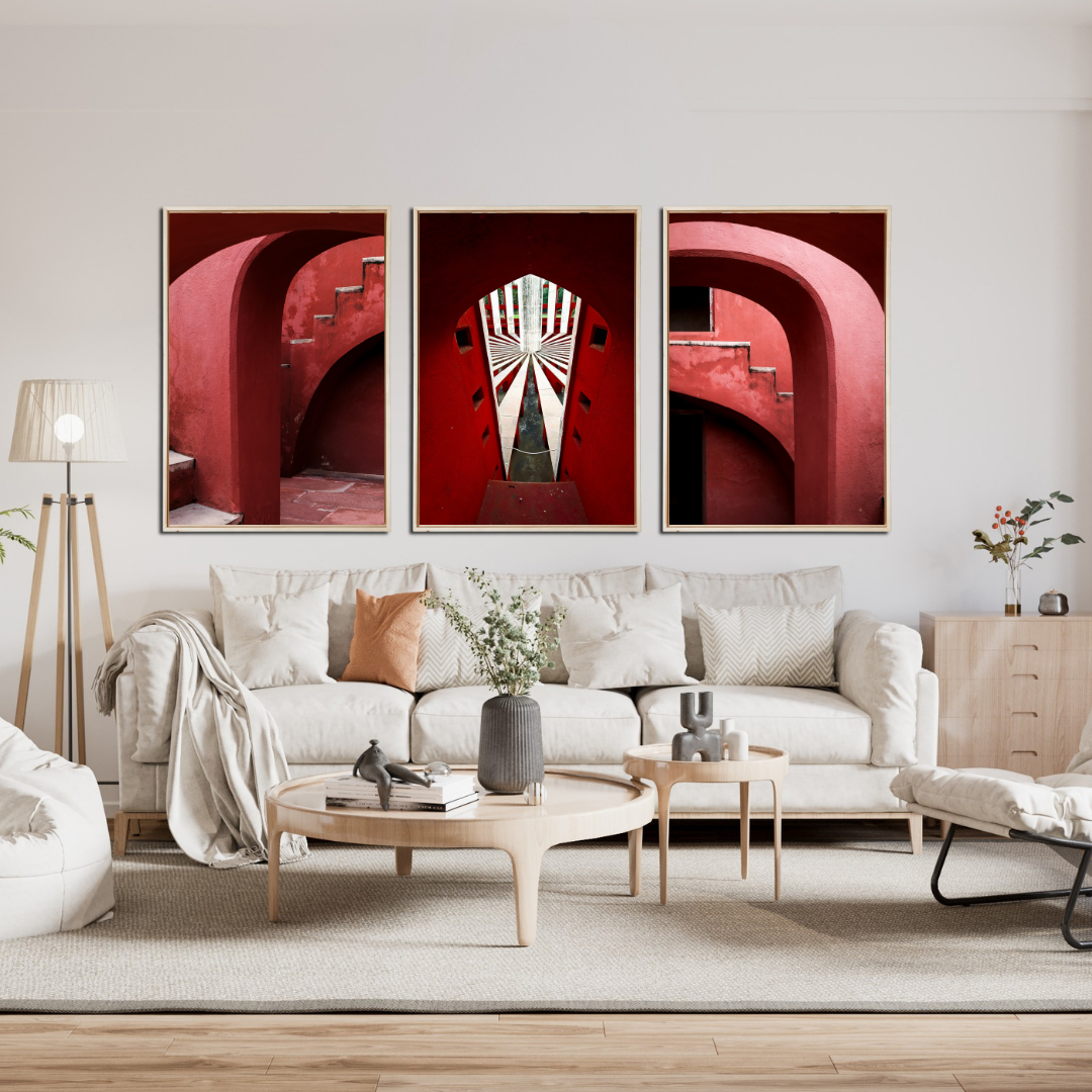 Jantar Mantar — Vertical Fine Art Photography | Set of 3