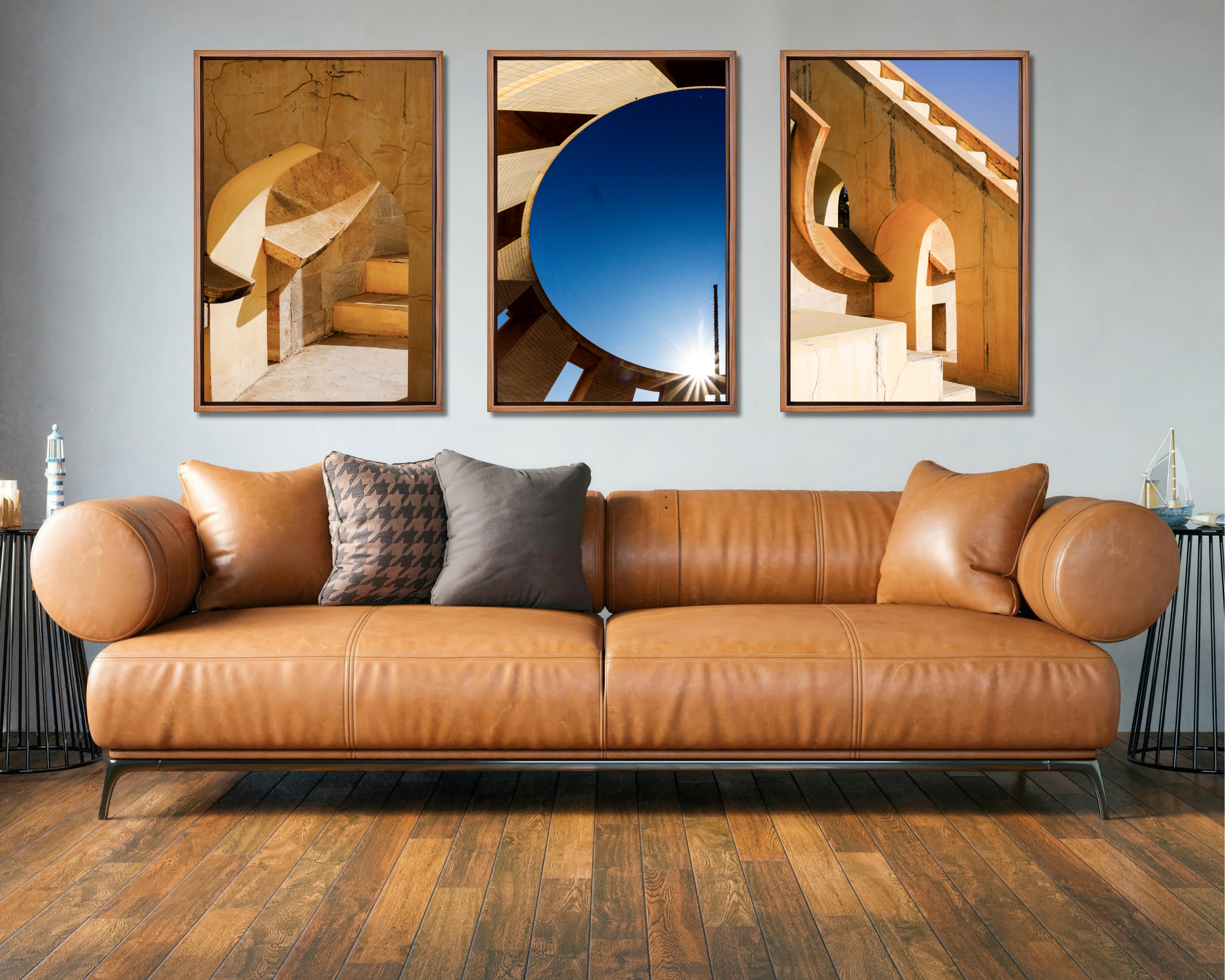 Jantar Mantar, Jaipur — The Observatory Triptych (Set of 3)